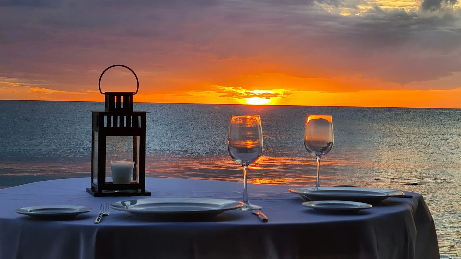 La terrasse le soir